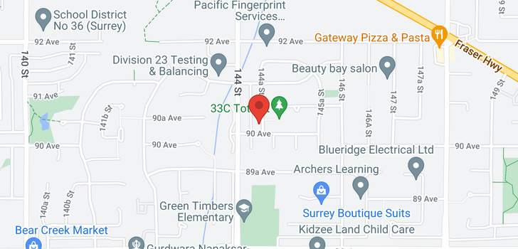 map of 9045 144A STREET